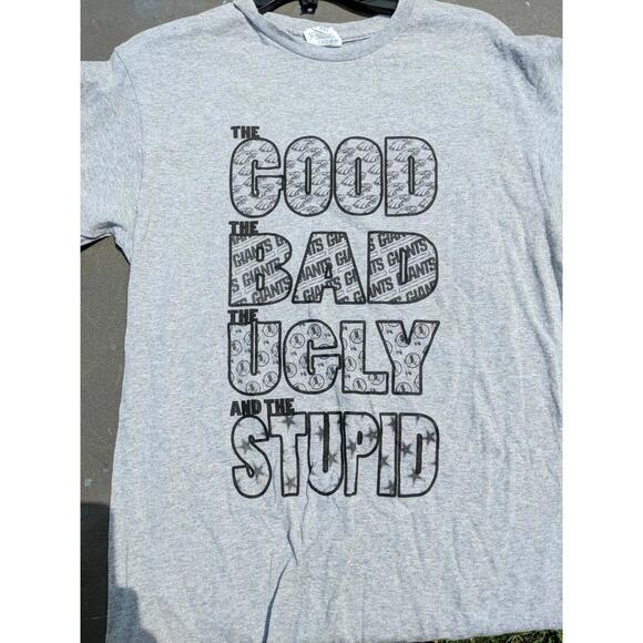 Other - NFL The Good The bad the ugly teams size M gray 100% Cotton T shirt ~ bag409